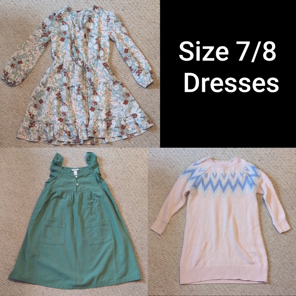 Bundle Lot Dresses 7-8